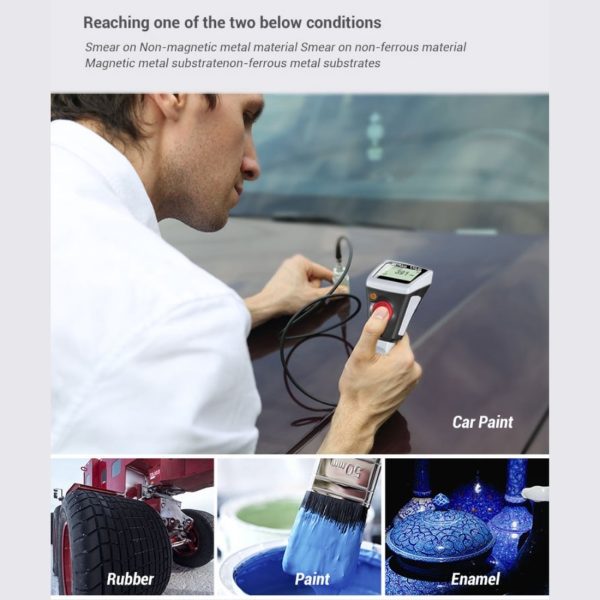 Metravi CTG-02 Coating Thickness Gauge / Coatmeter for coatings like paint, enamel and rubber