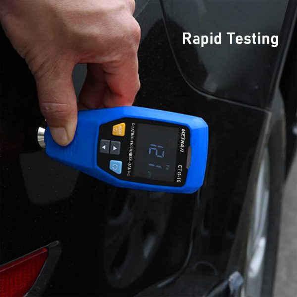 Metravi CTG-10 Coating Thickness Gauge features rapid testing