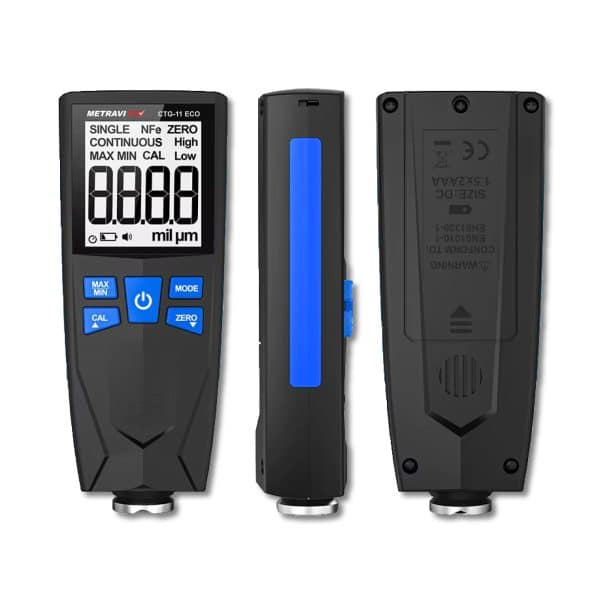 Metravi CTG-11 ECO Coating Thickness Gauge all sides view