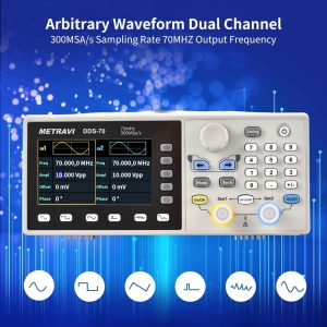 Metravi DDS-70 DDS Function Generator features 125MSAs Sampling Rate