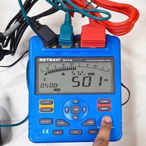 Metravi DIT-916 Digital Insulation Tester has comparision feature