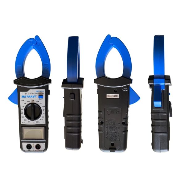 Metravi DT-1150 Digital AC Clamp Meter all sides view
