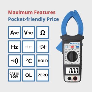 Metravi DT-1350A Digital AC/DC Clamp Meter features