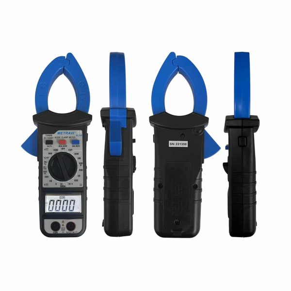 Metravi DT-1350AT Digital TRMS ACDC 6000 Clamp Meter all sides view