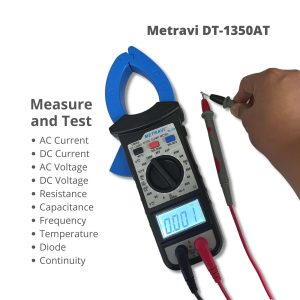 Metravi DT-1350AT Digital TRMS ACDC 6000 Clamp Meter features