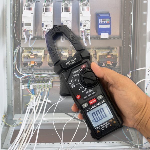 Metravi DT-225 Digital TRMS AC Clamp Meter 2024 Model measure TRMS AC Current upto 400A