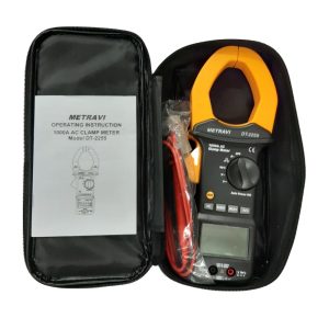 Metravi DT-2255 Digital AC_DC Clamp Meter product kit