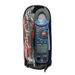 Metravi DT-230 Digital ACDC Clamp Meter Product Kit with Carry Case