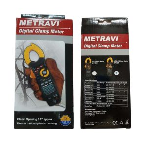 Metravi DT-230 Digital ACDC Clamp Meter Box Packing