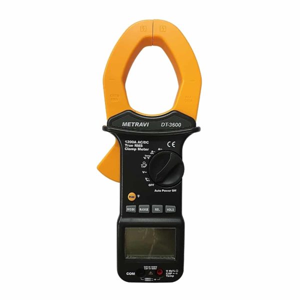 Metravi DT-3600 Digital TRMS ACDC Clamp Meter