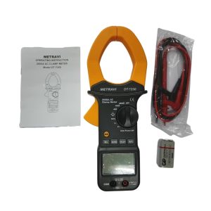 Metravi DT-7250 DIgital AC Clamp Meter product kit