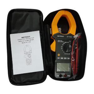 Metravi DT-7250 DIgital AC Clamp Meter product kit