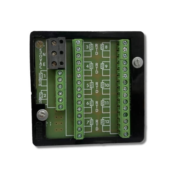 Metravi DTI-101M 12CH Digital Temperature Indicator Back View