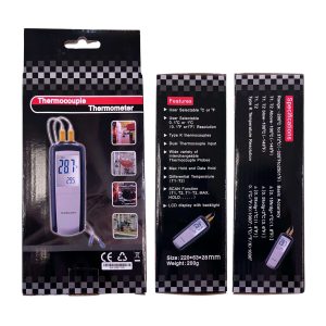 Metravi DTM-901 Dual Channel Digital Thermometer product packaging