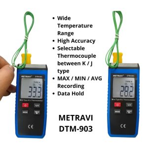 Metravi DTM-903 Digital Thermometer features