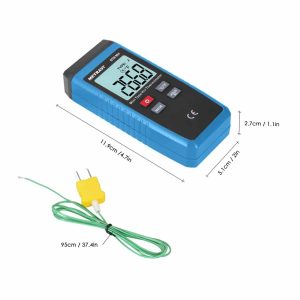 Metravi DTM-903 Digital Thermometer product dimensions