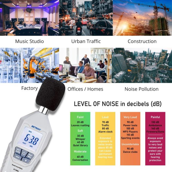 Metravi ET-99SL Digital Sound Level Meter