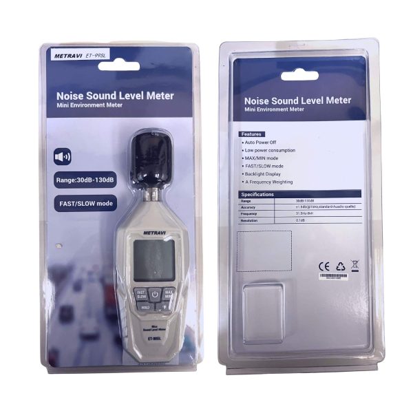 Metravi ET-99SL Sound Level Meter product packaging