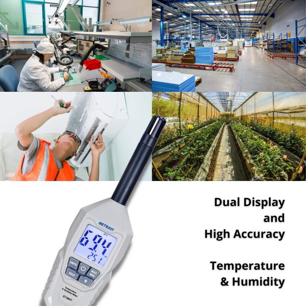 Metravi ET-99TH Digital Temperature and Humidity Meter