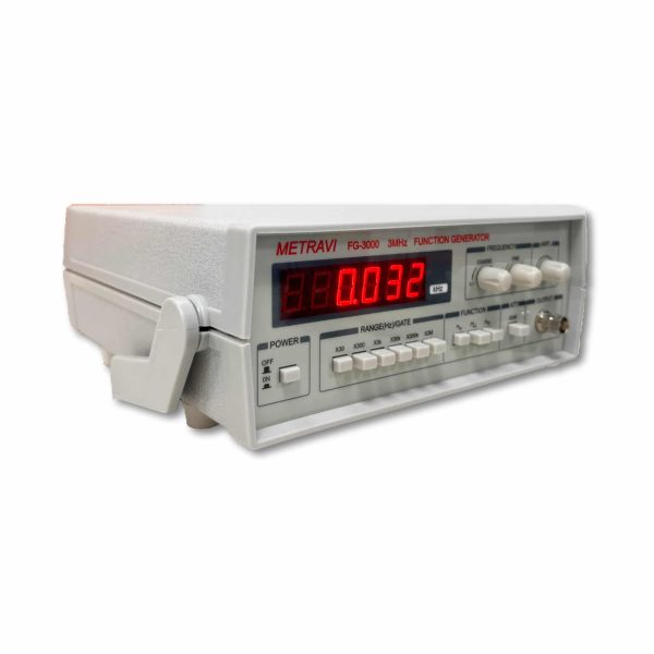Metravi FG-3000 Function Generator 2024 Model Left View
