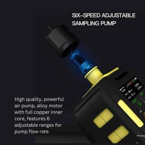 Metravi GD-09-6M Six in One Multi Gas Detector has a forceful, alloy pump built-in
