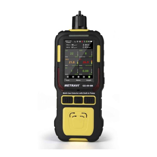 Metravi GD-09-6M Six-in-One Multi Gas Detector