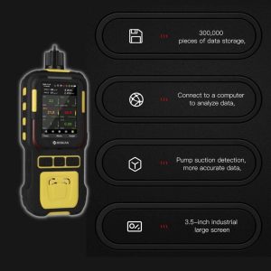 GD-09-6M Six-in-One Multi Gas Detector with built-in Pump - Image 3