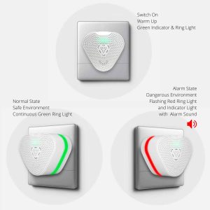 GD-09-1M Combustible Gas Detector and Alarm has visual and audio alarm