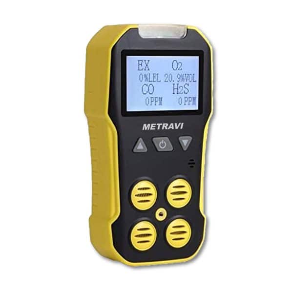 Metravi GD_09-4M 4-in-1 Gas Detector Yellow