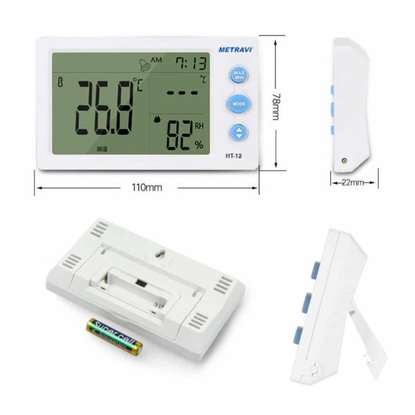 Metravi HT-12 HT-13 Temperature and Humidity Meters