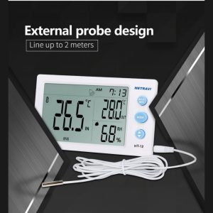 Metravi HT-12 Temperature and Humidity Meter with external probe