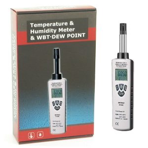 Metravi HT-3006 Temperature and Humidity Meter with Dew Point and Wet Bulb