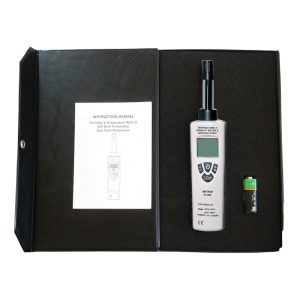 Metravi HT-3006 Temperature and Humidity Meter with Dew Point and Wet Bulb product kit