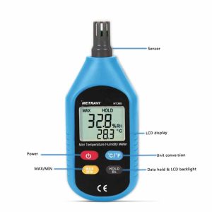 Metravi HT-305 Digital Temperature and Humidity Meter