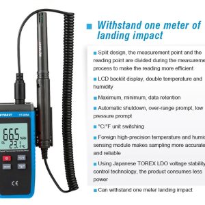 Metravi HT-305A Temperature and Humidity Meter features (1)