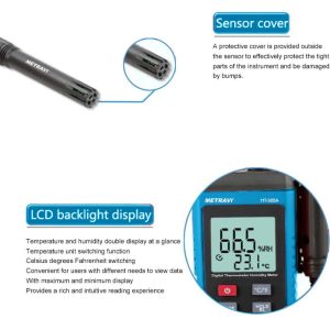 Metravi HT-305A Temperature and Humidity Meter features