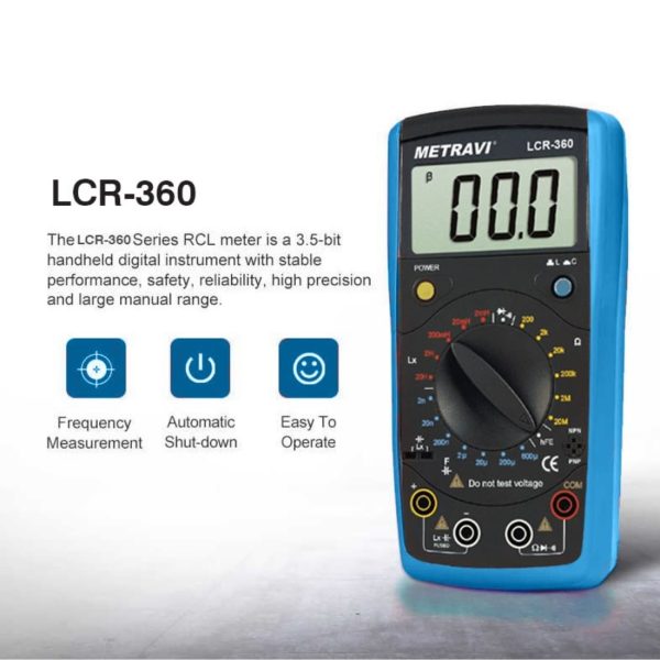 Metravi LCR-360 Digital LCR Meter product features