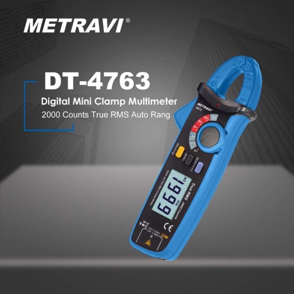 Metravi M-4673 TRMS ACDC Leakage Current Clamp Meter