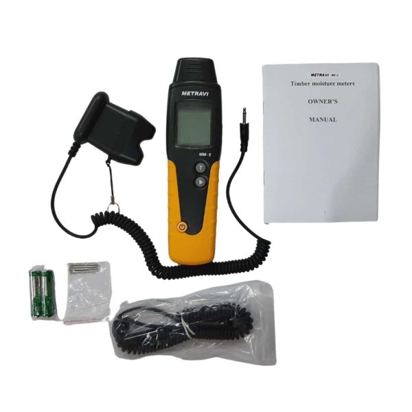 Metravi MM-5 Pin-type Digital Moisture Meter for all varieties of wood and timber