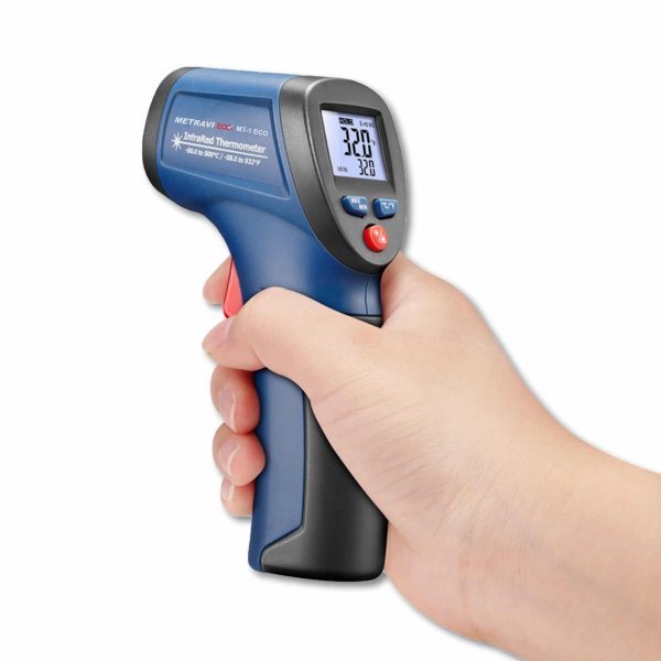 Metravi MT-1 ECO Industrial Infrared Thermometer is easy to use and fits ergonomically in hand
