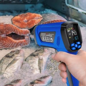 Metravi MT-12 ECO Industrial Non-contact Infrared Thermometer can measure upto 1200 deg centigrade