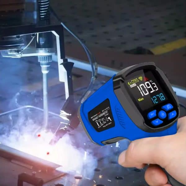 Metravi MT-12 Non-contact Industrial Infrared Thermometer makes it easy to measure very high temperatures