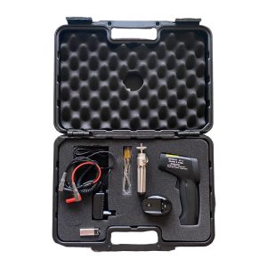 Metravi MT-14 Non-contact cum Contact Infrared Thermometer product kit carry box