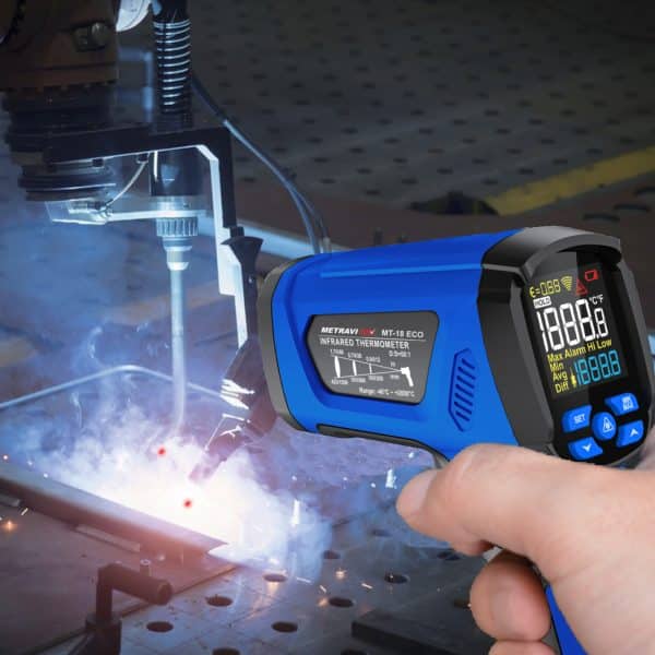 Metravi MT-18 Non-contact Industrial Infrared Thermometer can measure upto 2000 degrees