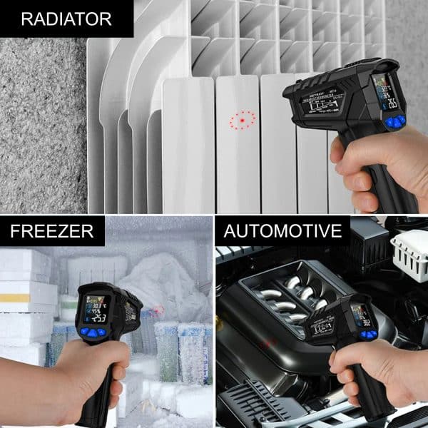 Metravi MT-8 2025 Model Industrial Non-contact Infrared Thermometer applications
