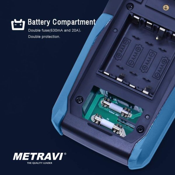 Metravi Metrasafe-10 Digital Multimeter has double Fuse