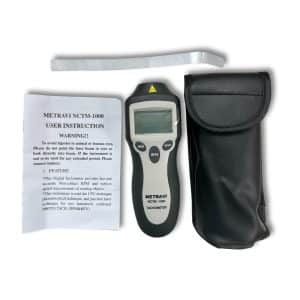 Metravi NCTM-1000 Non-contact Tachometer Product Kit with accessories