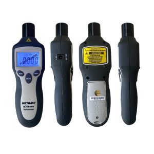 Metravi NCTM-3000 Contact cum Non-contact combined Digital Tachometer all sides view