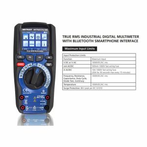 Metravi New PRO 589 Digital TRMS Industrial Multimeter with Bluetooth Smartphone Interface