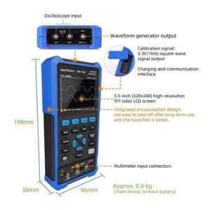 Metravi OM-100 Handheld Oscilloscope features